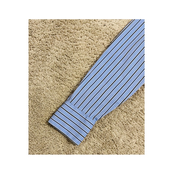 H & M Striped Cropped Long Sleeve Shirt - Picture 5 of 9